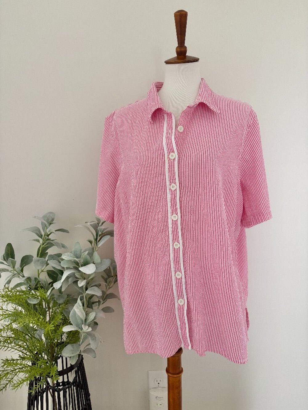 Vintage Liz & Me Striped Shirt